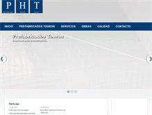 Tablet Screenshot of prefabricadostouron.com